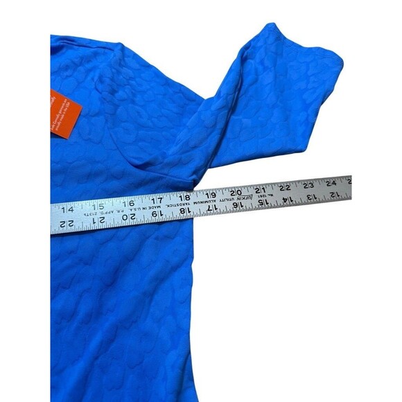 Jude Connally Susanna Dress Jacquard Size Small Collar - V-Neck - Made in USA - Picture 5 of 8